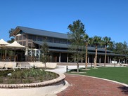 View of the event lawn and childrens museum at the park