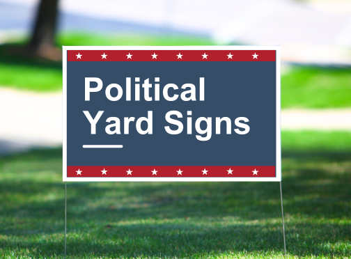 yard signs political 