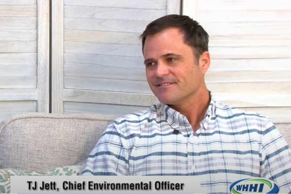 Our Chief Environmental Officer, TJ Jett, discussed Pesticide Management in a recent interview on WHHI-TV.