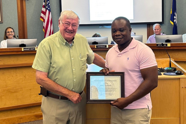 John Campbells photo for recognition 