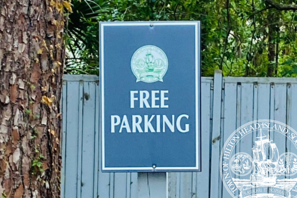 Free beach parking