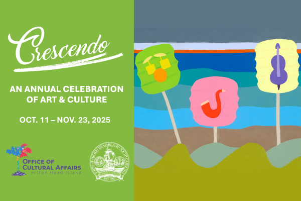 Crescendo with green background