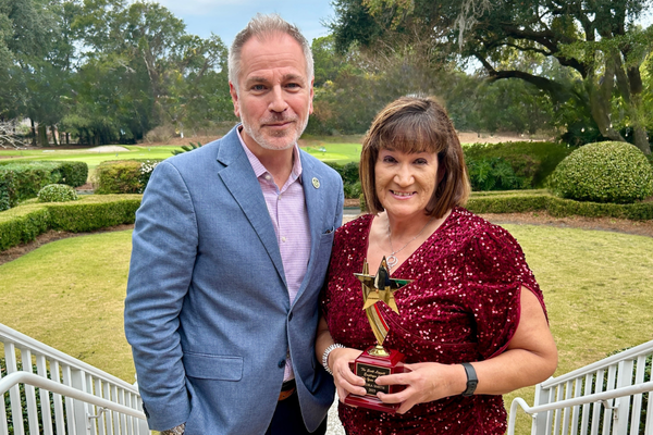 Marc Orlando and Faidra Smith