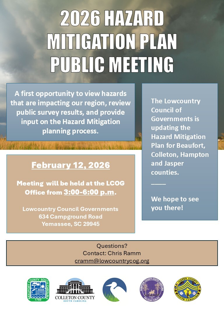 2026 hazard mitigation meeting flyer