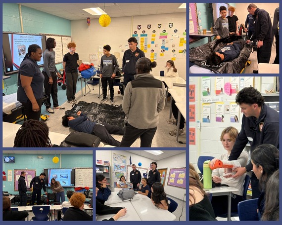 Middle school fire Rescue