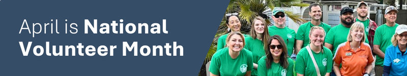 April is National Volunteer Month