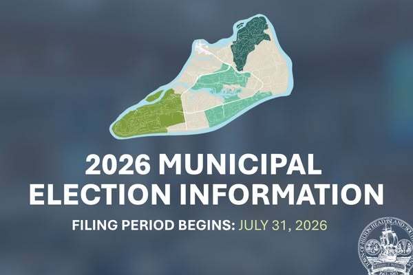 Notice of filing procedures and deadlines for candidates for the 2026 Municipal Election for the Town of Hilton Head Island