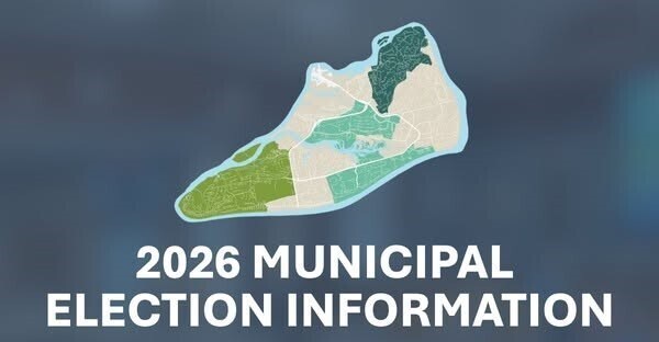 election on blue background
