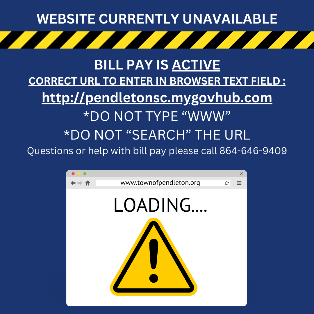 Website currently down