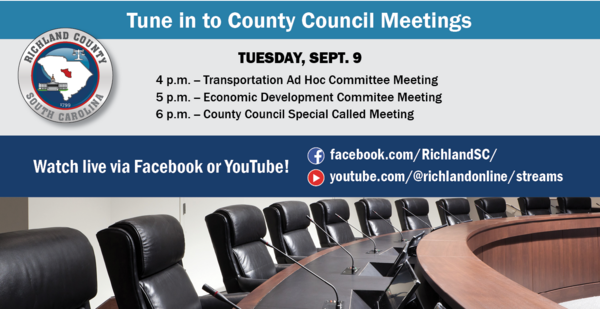 County Council Meetings - Sept. 9, 2025