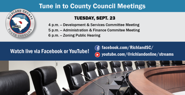 County Council Committee Meetings - Sept. 23, 2025