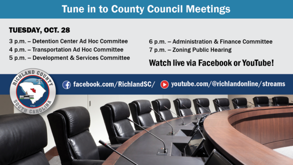 County Council meetings - Oct. 28, 2025