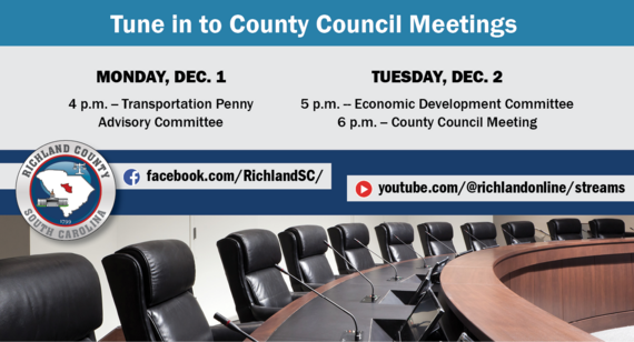 County Council Meetings - Dec. 1-2, 2025