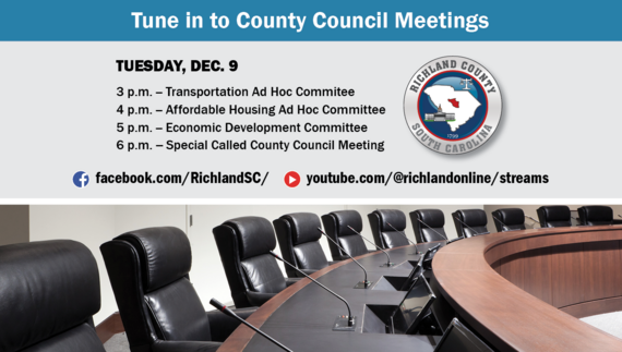 County Council meetings - Dec. 9, 2025