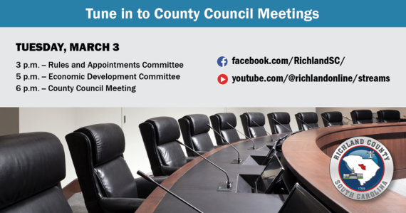 County Council meetings - March 3, 2026