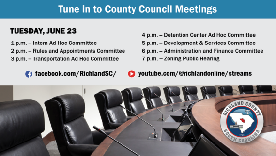 County Council meetings - June 23, 2026