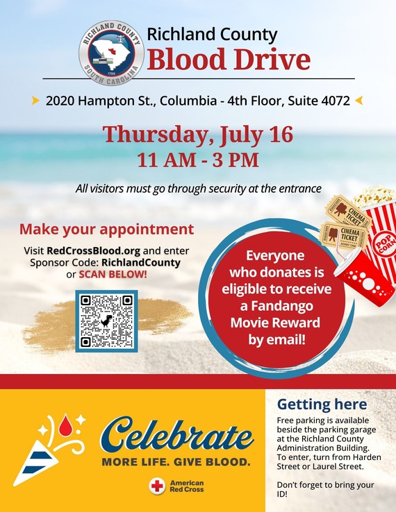 Red Cross Blood Drive - July 16, 2026
