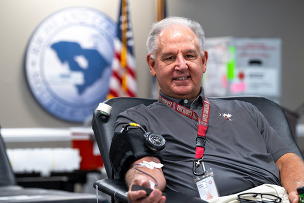 Volunteers participated in a blood drive at Richland County.
