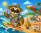 beach owl