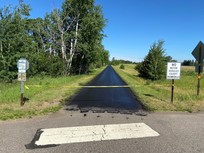 Seal coating on trail