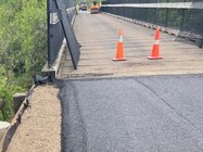 Repaired bridge ends