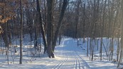 winter ski trail