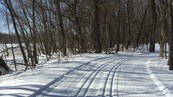 winter ski trail