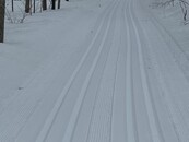 groomed cross country ski trail
