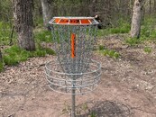 disc golf basket