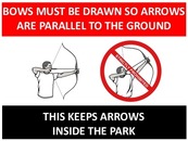 figures shooting a bow and arrow