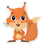 Illustration of a squirrel