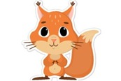 illustrated squirrel