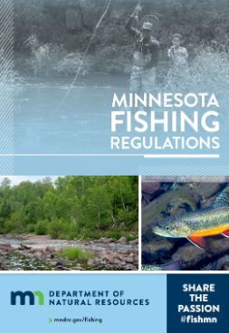 cover of a fishing regulations brochure