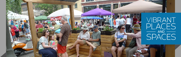 vibrant places and spaces