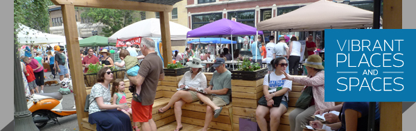 vibrant places and spaces