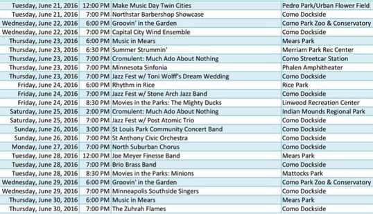 Music in the Parks 2