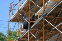 rescue from scaffolding