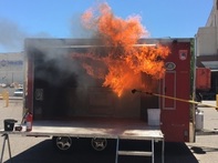 kitchen fire presentation for MS Achievement Center