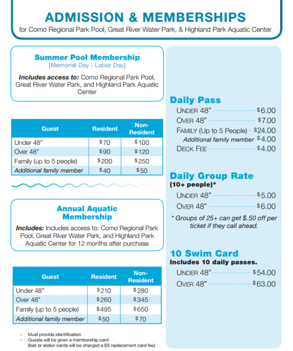 Admission and Memberships