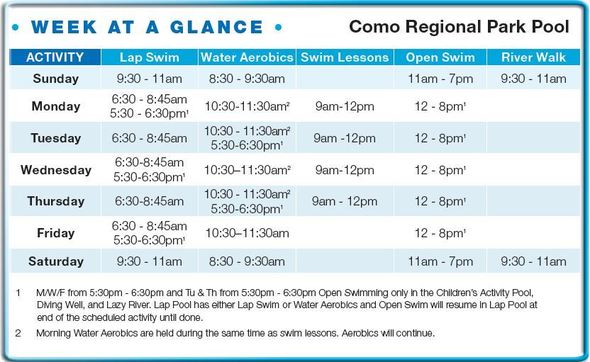Como Pool Hours