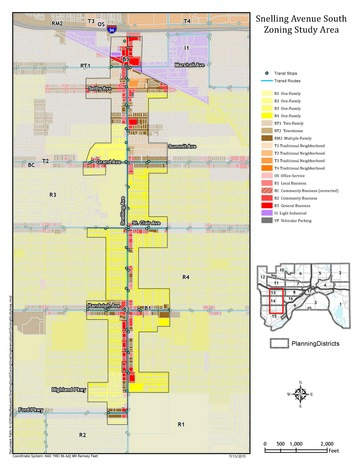 SSnelling zoning map