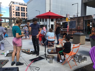 Pop-ups at central station