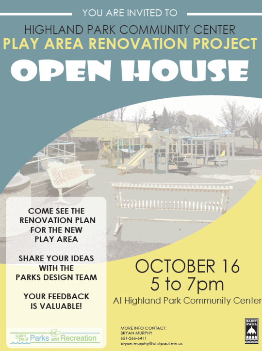 Highland Play Area Flyer