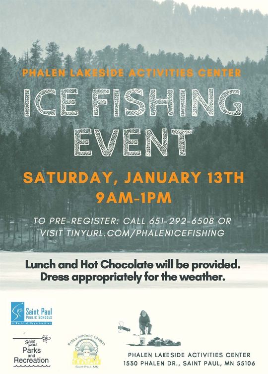 Phalen Ice Fishing Flyer