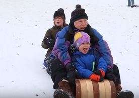 Family Sledding