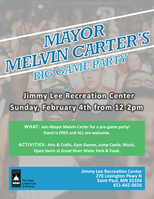 Mayor's Big Game Party