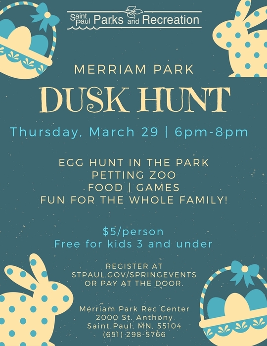 activities and events at Merriam Park Rec Center