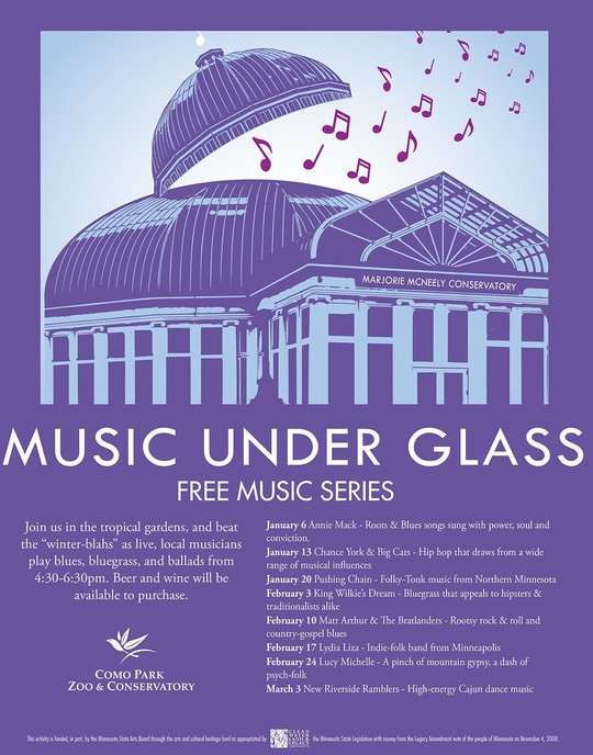 Music Under Glass 2019 Schedule