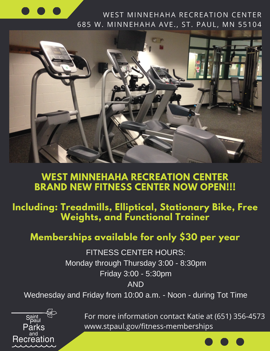 West Minnehaha Fitness Center Flyer