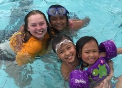 Youth swimming at Highland Pool